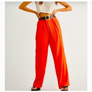 NWT Free People New with you pull on trousers - in ivory/cream - size xs